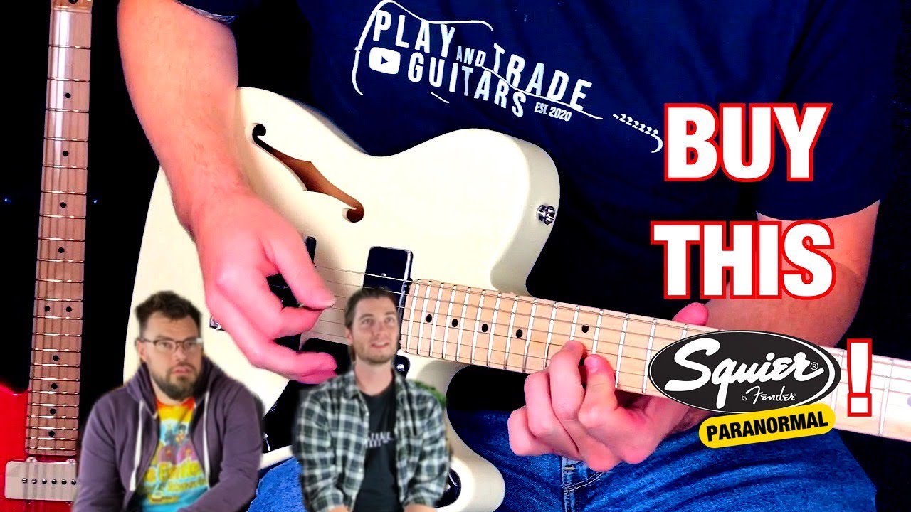 Squier Paranormal Cabronita Thinline Telecaster Review + DEMO 🚨 BUY THIS GUITAR!🚨 RAW REACT Ep. 2