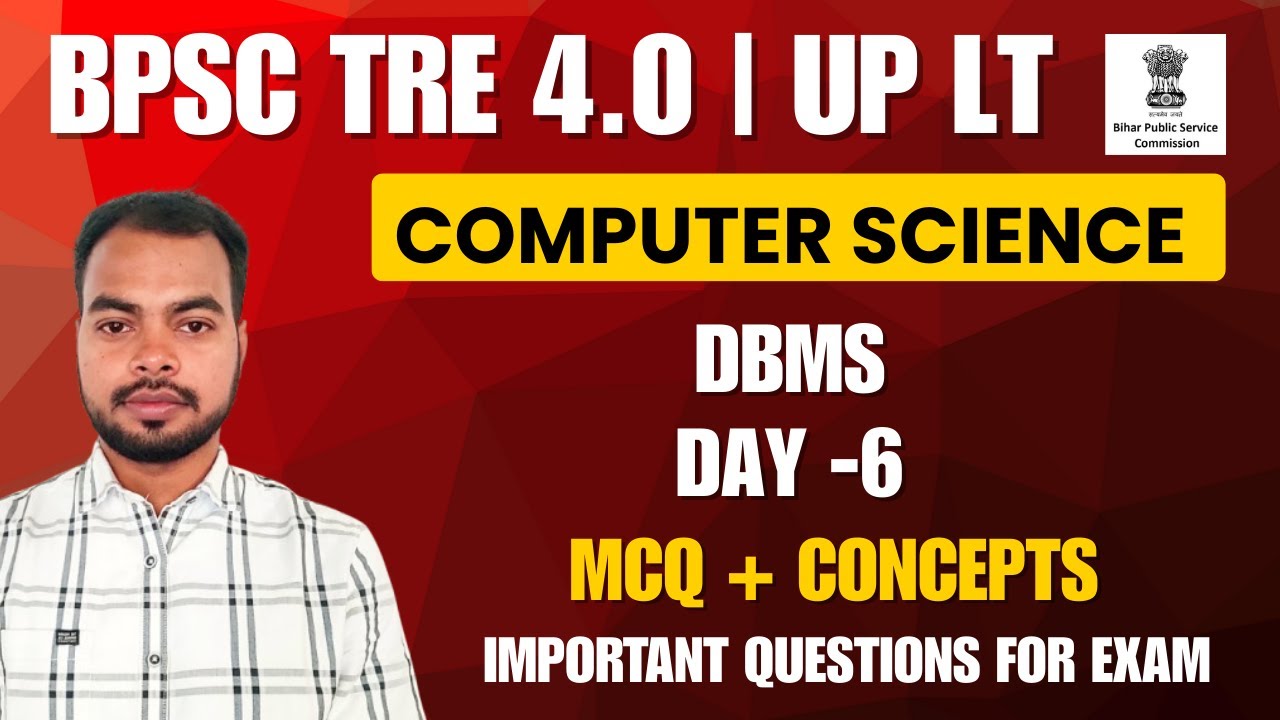 BPSC TRE 4.0 | UP LT Exam DBMS Most Important Questions | MCQs + PYQs