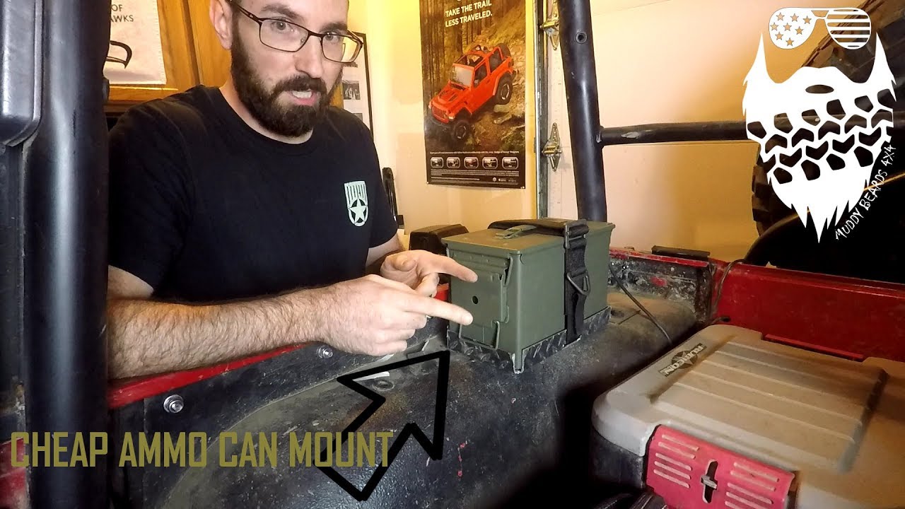 Homemade Ammo Can Mount for your Jeep Wrangler, DIY Cheap Jeep Storage