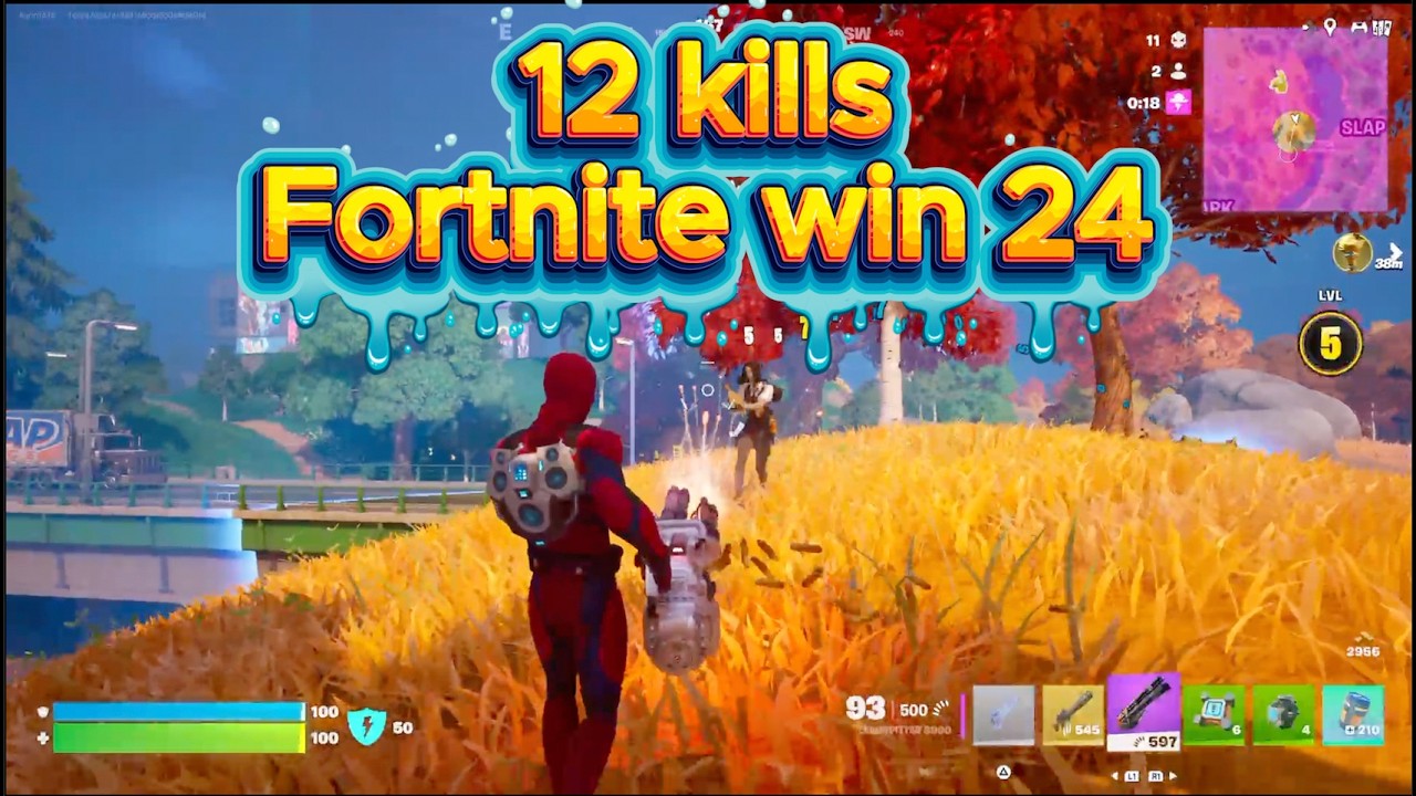 12 kills Fortnite Blitz Royale win 24