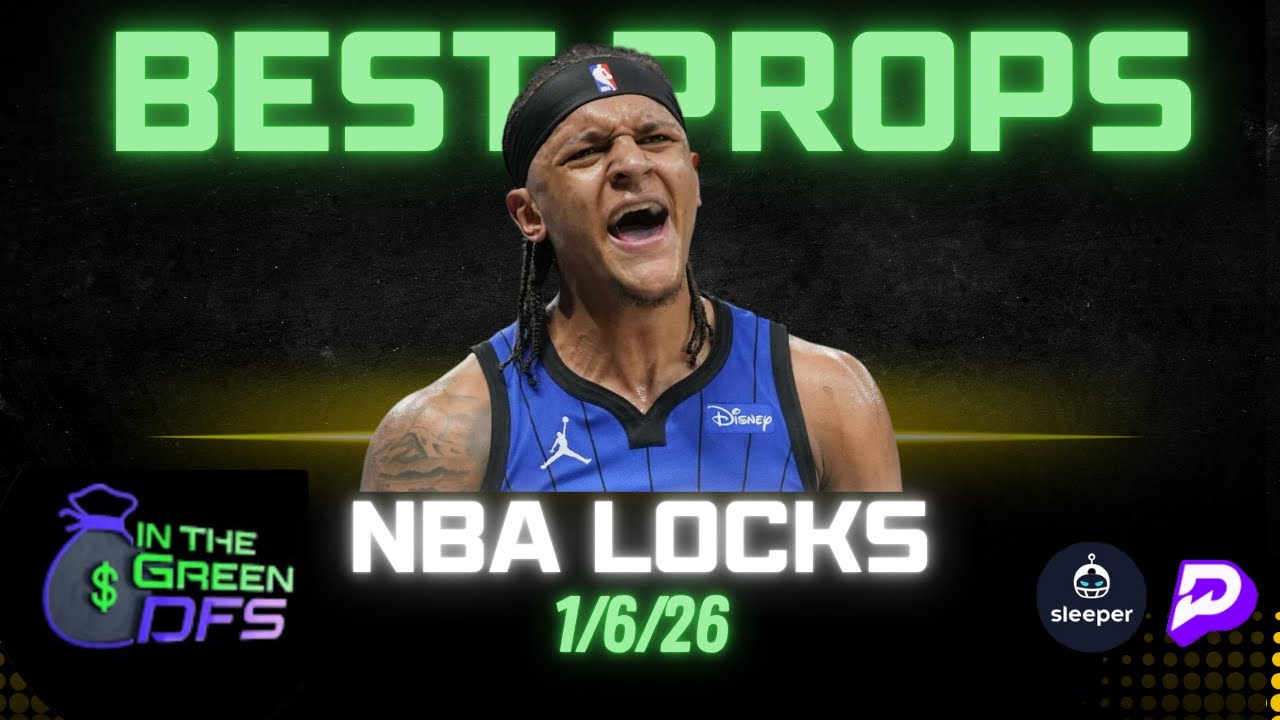 BEST NBA PROPS TODAY | BEST 5 BETS | TUESDAY 1/6/26 | BONUS BET 🔥