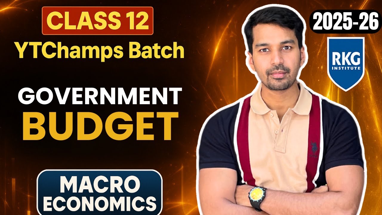 Important Application Based Questions | Government Budget - 4 | Macro Economics | Class 12