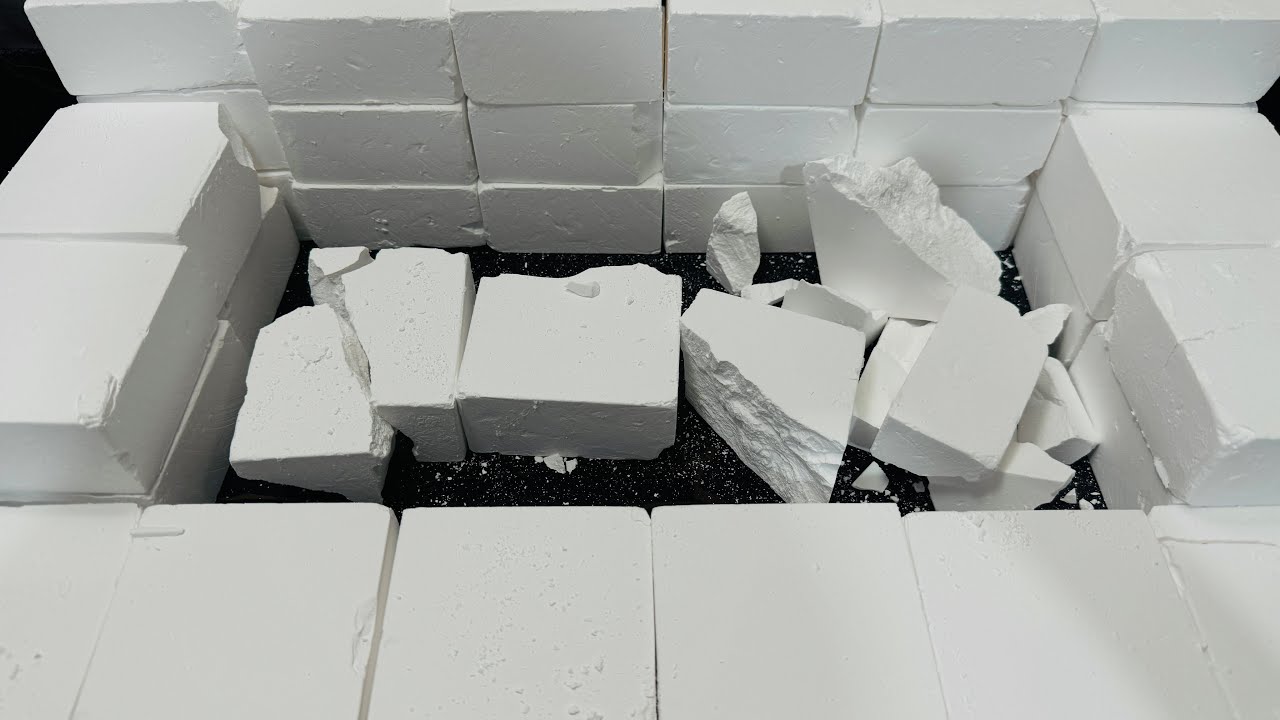2x Sped Up | White Chalk Crush ASMR | Satisfying Crunch 