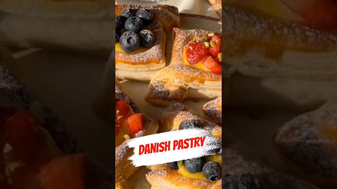 Danish PASTRY with the pastry CREAM