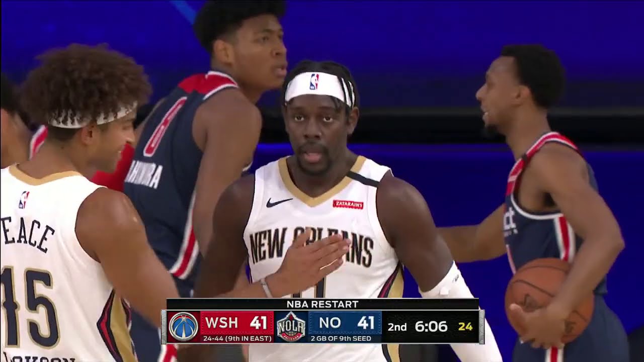 New Orleans Pelicans vs Washington Wizards | August 7, 2020