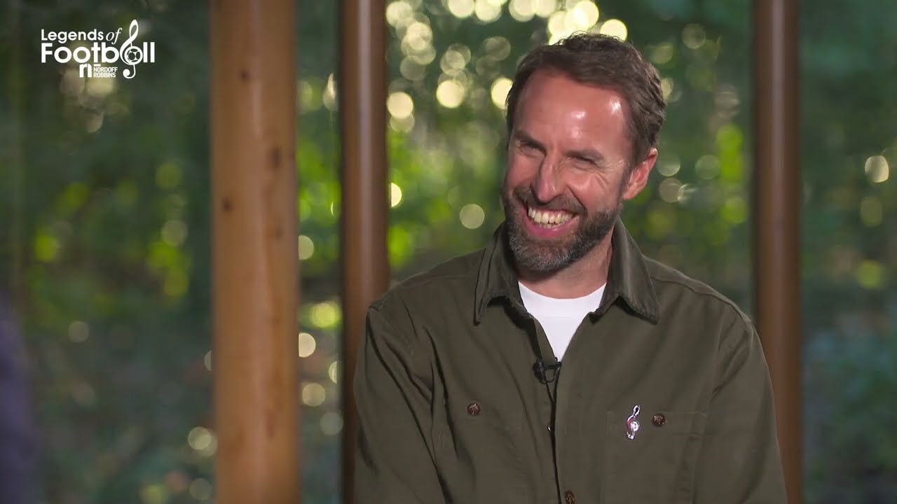 Legends of Football 2022 recipient Gareth Southgate in conversation with Geoff Shreeves