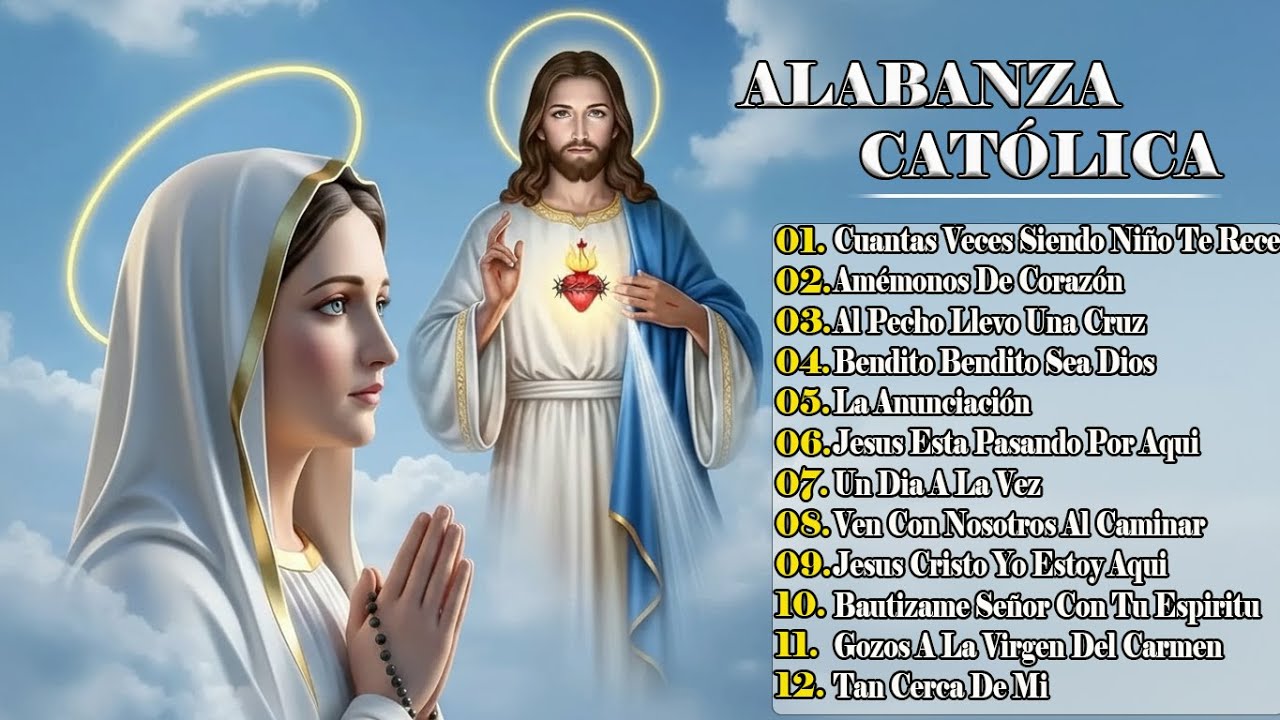 ALABANZAS CATÓLICAS QUE ALIVIAN EL ESTRÉS Y LA ANSIEDAD 🙏🏻🙏🏻INTENTA ESCUCHAR ESTA CANCIÓN SIN LLORAR