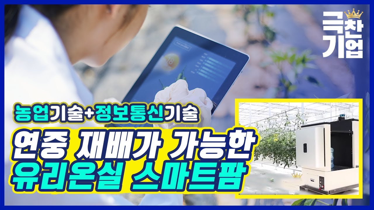 농업과 IT기술의 만남! 생산 효율성이 극대화된 '스마트 팜' [극찬기업] / YTN 사이언스