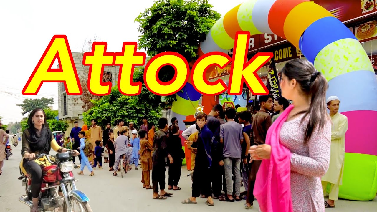 🇵🇰Moments of Joy in People’s Colony Attock walking 4k tour 2025
