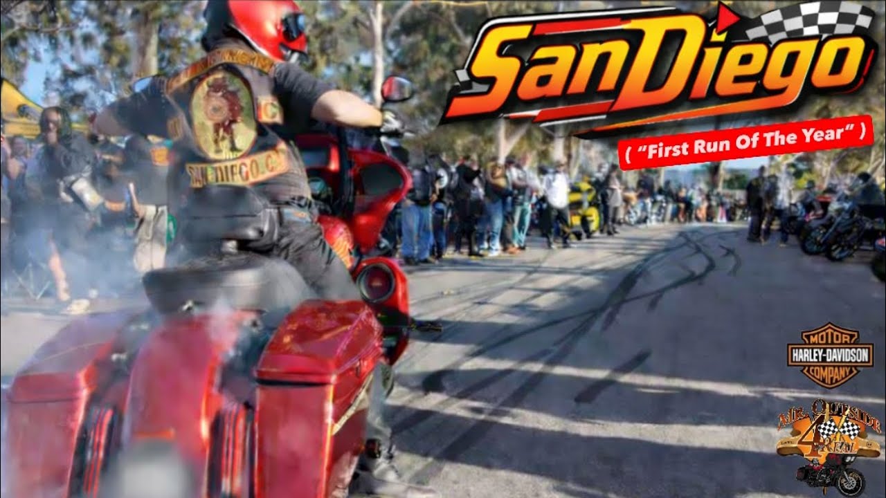 I Pulled Up To San Diego On Ground For The “First Bike Run Of The Year”…. 