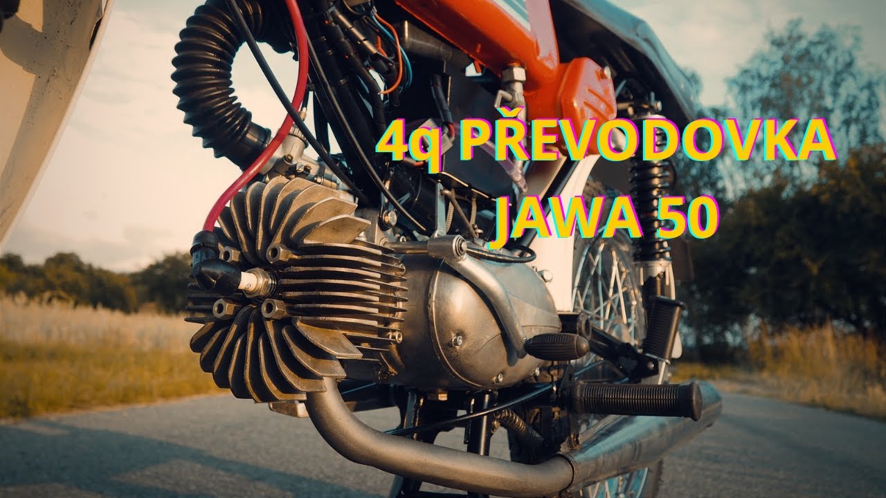 Jawa 50 Tuning - 4q převodovka | Dílna vlog #10