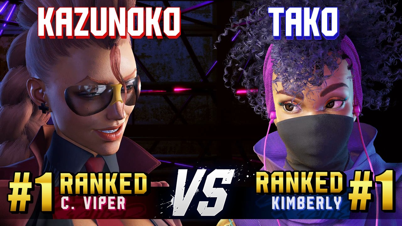 SF6 ▰ KAZUNOKO (#1 Ranked C.Viper) vs TAKO (#1 Ranked Kimberly) ▰ High Level Gameplay