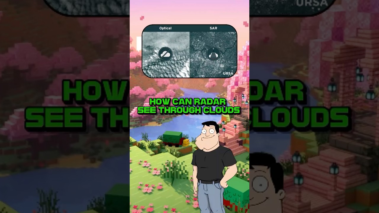 How can radar see through clouds?