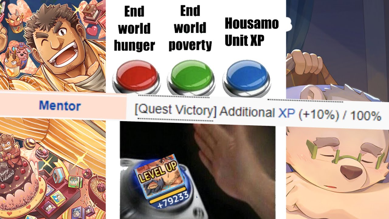 Housamo - How to get Maximum Unit XP as a New Player (Budget Mentor Runs)