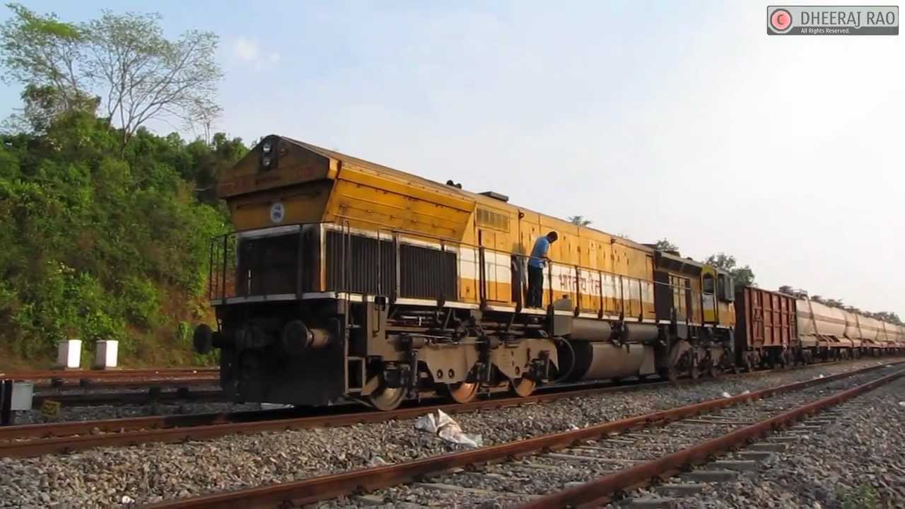 Engine Cranking of Yellow EMD GT46MAC / WDG4 12011