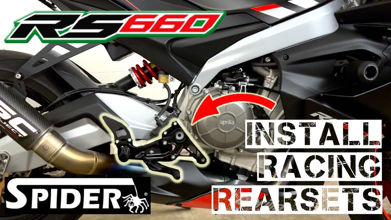 RS 660 | Spider Racing Rearsets | Install