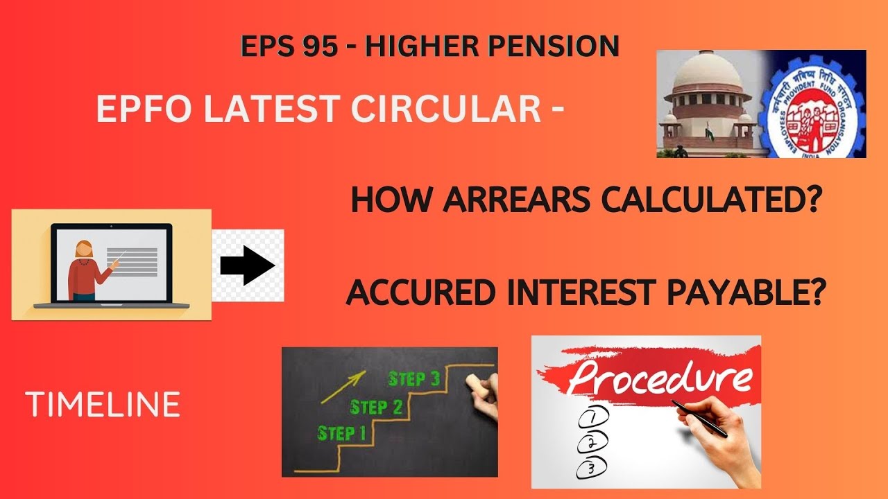 METHOD OF CALCULATION OF EPS ARREARS, INTEREST PAYABLE  HIGHER PENSION  - EPFO  CIRCULAR  09.05.23
