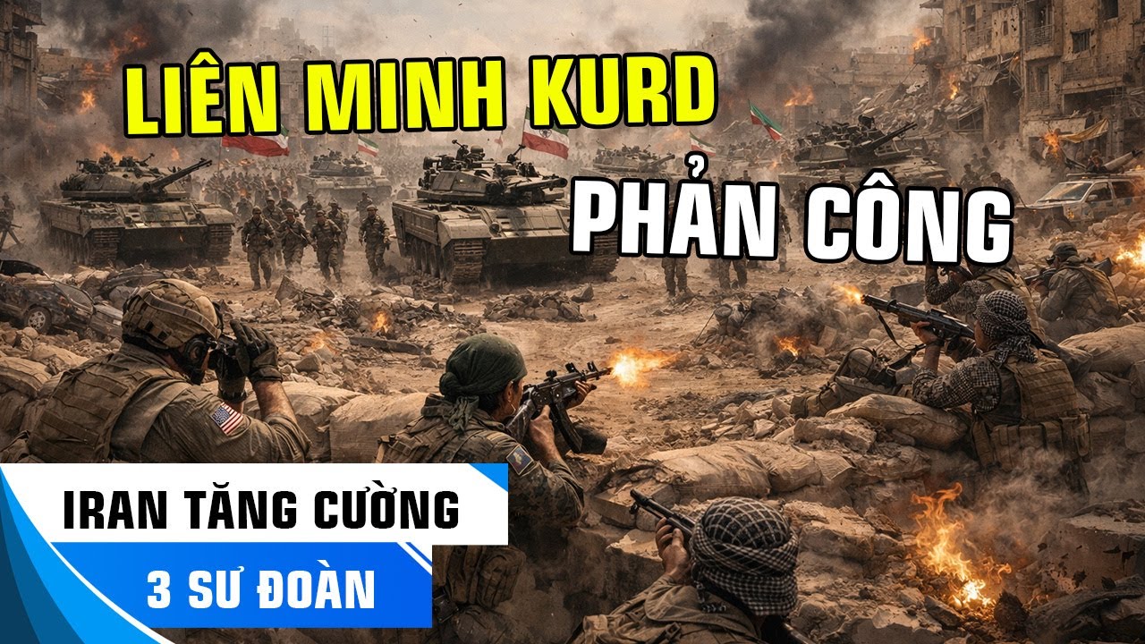 THẾ TRẬN ĐẢO CHIỀU: IRAN TĂNG QUÂN, KURD & NỔI DẬY CHUẨN BỊ ĐÒN PHẢN KÍCH