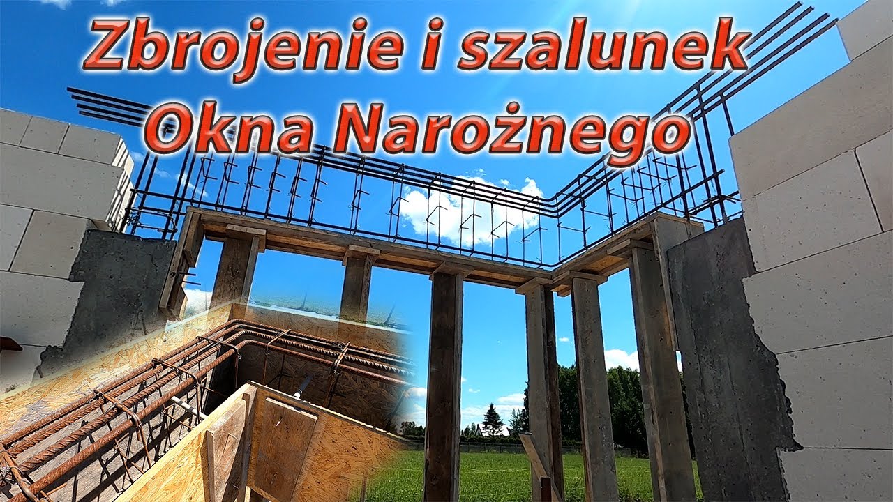 Jak zrobić zbrojenie i szalunek okna narożnego??? kiedy dozbrajać górą a kiedy dołem???
