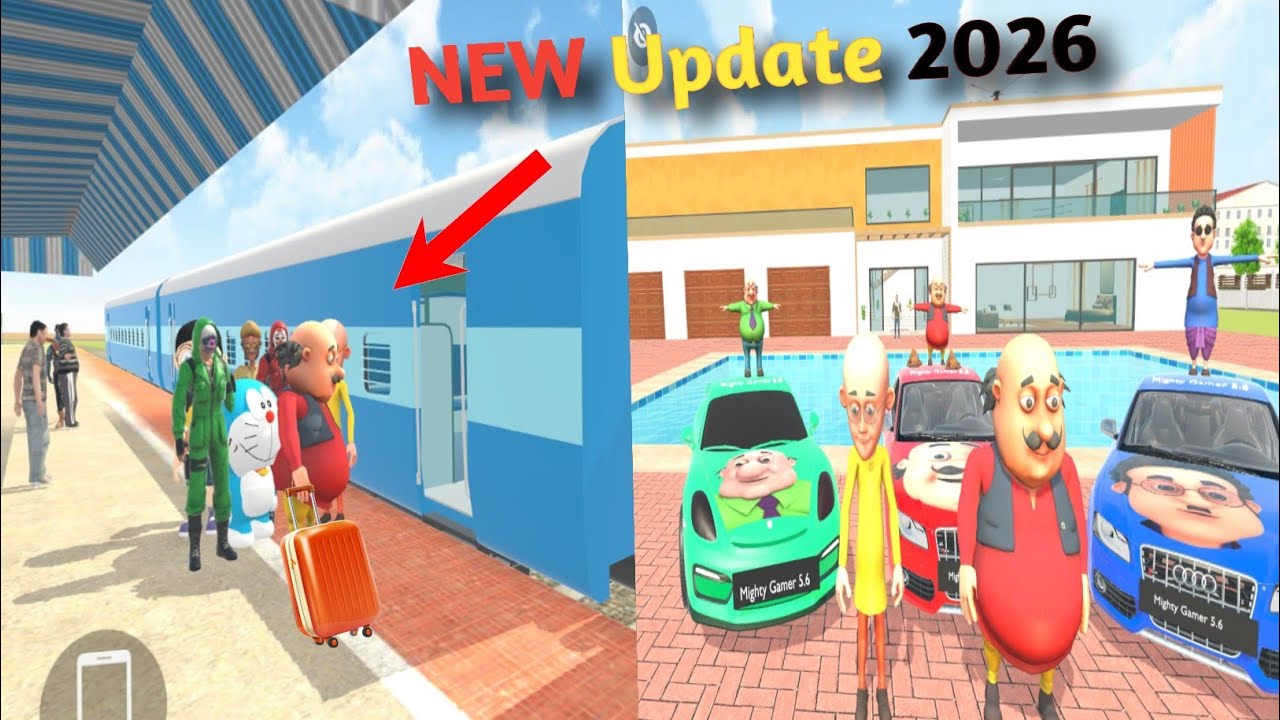 🎮Motu visits Jack's house for the first time🤩(in indian thieft⚡) jack ke ghar Motu aya #Motupatlu 