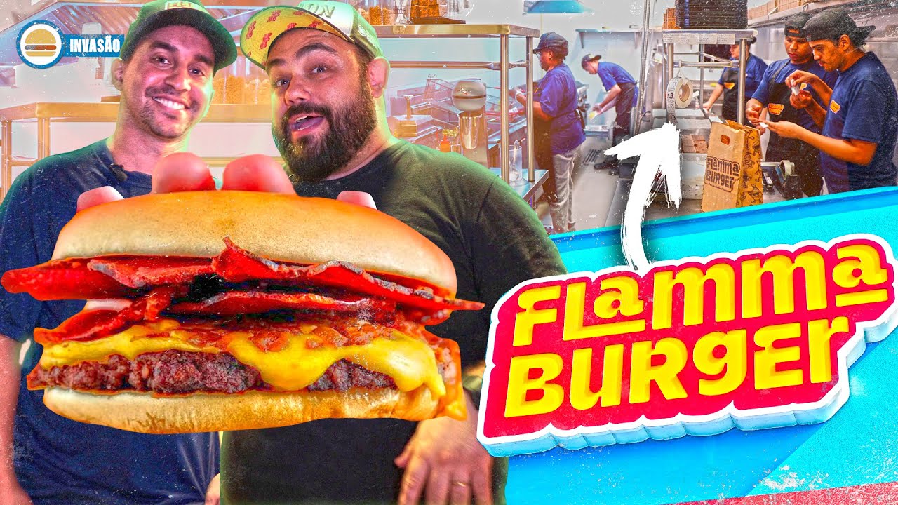 NOVA PROMESSA DO INTERIOR DE SP - INVAS&Atilde;O FLAMMA BURGER | Hamb&uacute;rguer Perfeito