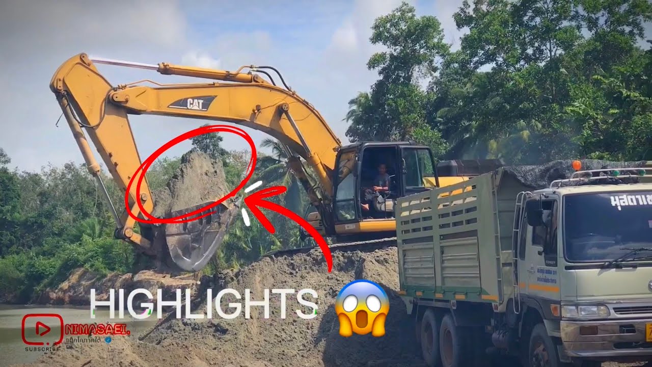 ไม่เจอกันนานเจ้า CAT330D ME ยังสุดจัดตลอดจัดเต็มอุ้มใหญ่ๆโตๆ 7 ตักรู้เรื่องเต็มกล่อง 👍👍👍