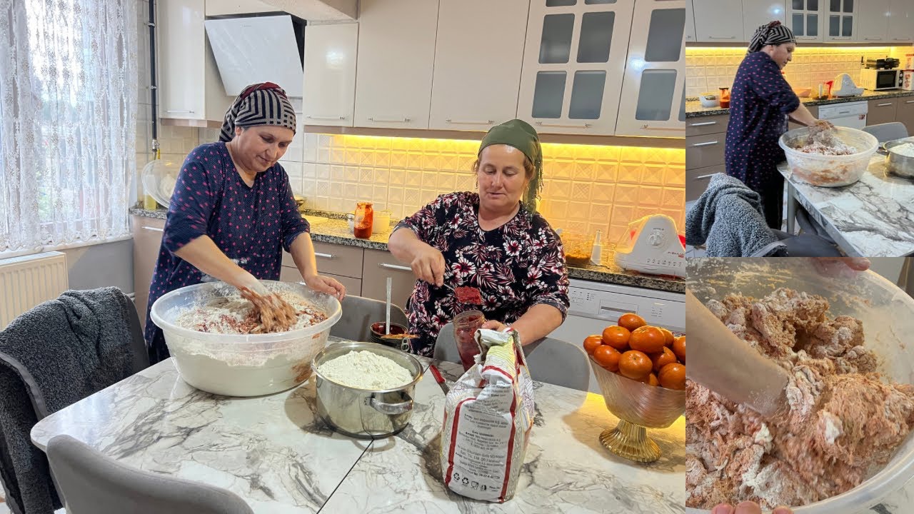 RAMAZAN İÇİN HAZIRLIK✅EKŞİ MAYALI KÖY TARHANASI #tarhana #ramazan