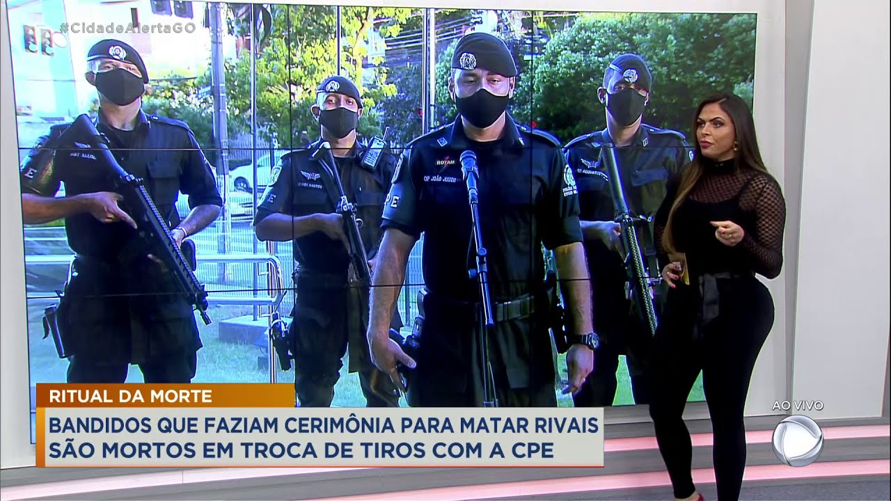 BANDIDOS QUE FAZIAM CERIMÔNIA PARA MATAR RIVAIS SÃO MORTOS EM TROCA DE TIROS COM A CPE