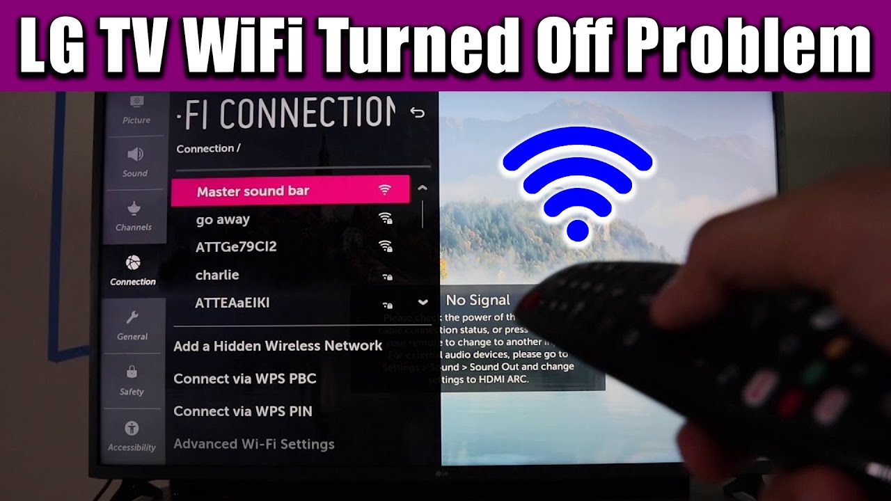 LG TV WiFi Turned Off Problem? Fix it with These Easy Steps!