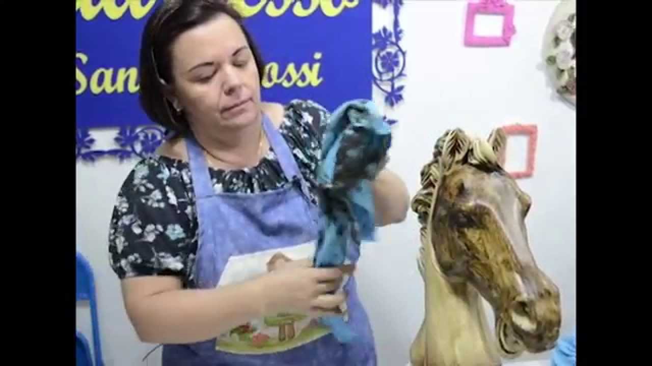 Cavalo de Gesso Artesanato para venda Sandra Rossi