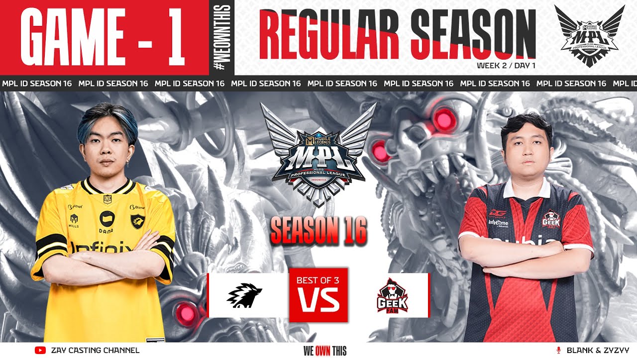 [Game - 1] ONIC vs GEEK FAM | MPL ID S16