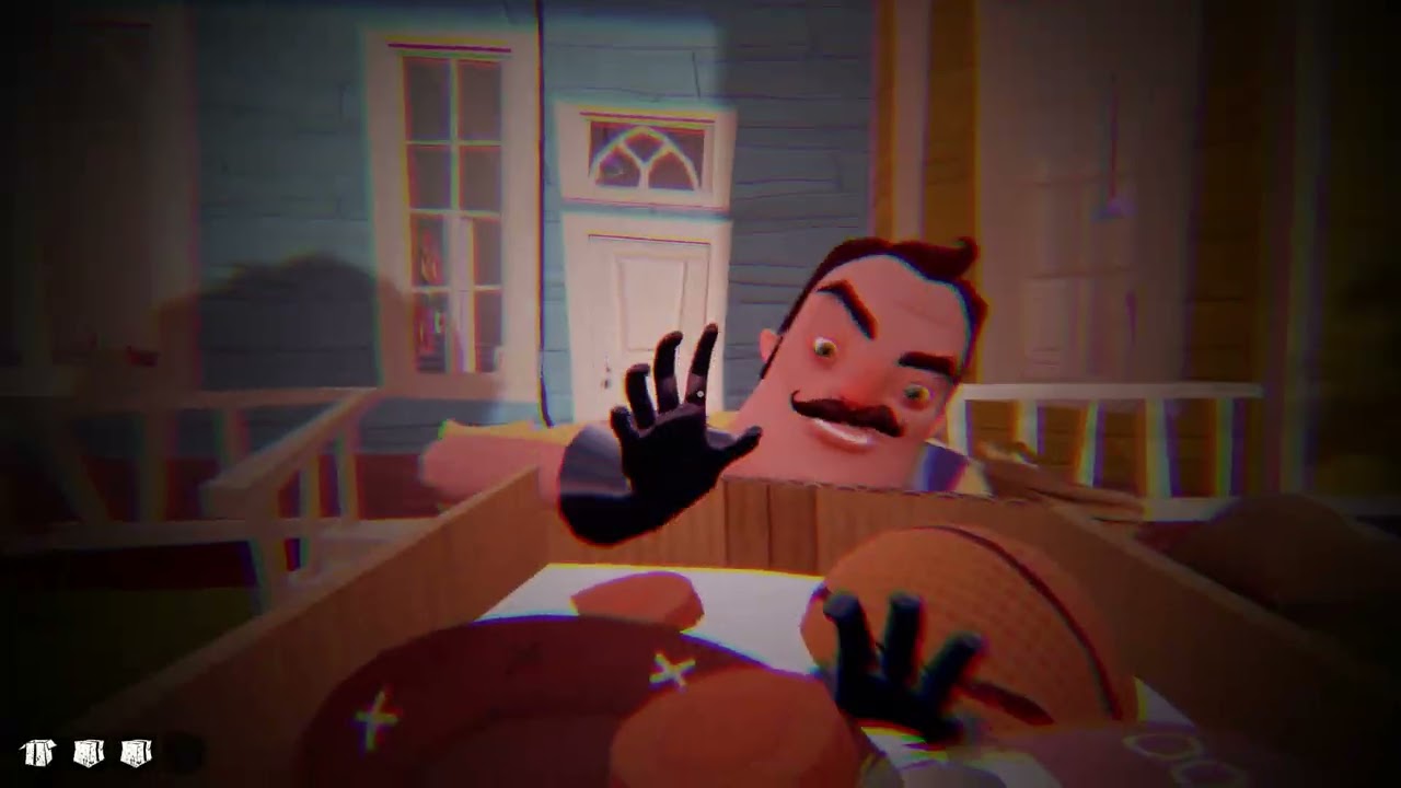 прохождение Hello neighbor акт 3  часть 2