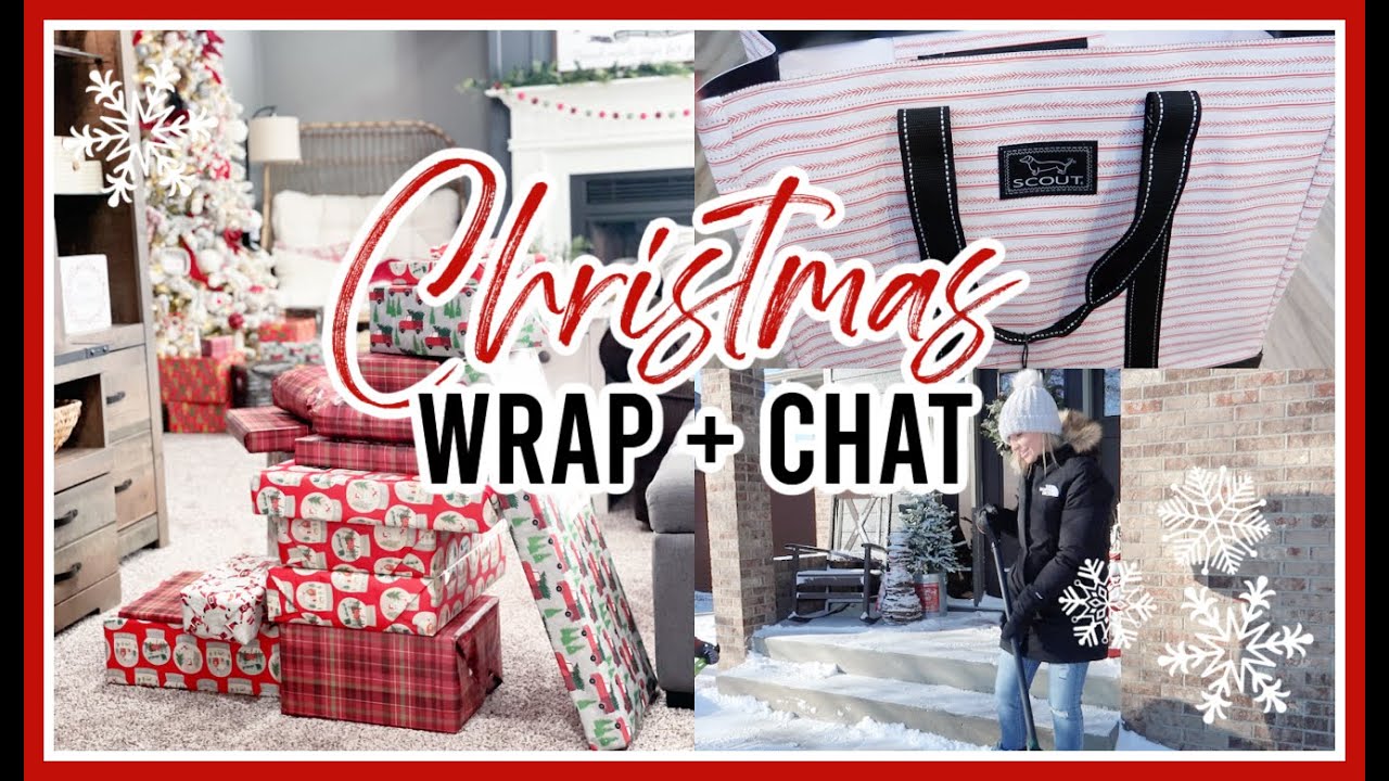 CHRISTMAS WRAP + CHAT WITH ME!  | VLOGMAS 2021