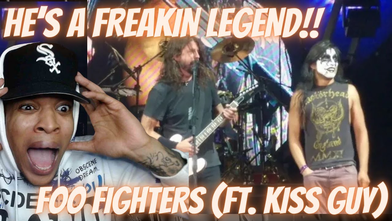 KISS GUY IS A LEGEND!! FOO FIGHTERS (FT. KISS GUY - YAYO SANCHEZ) - MONKEY WRENCH | REACTION