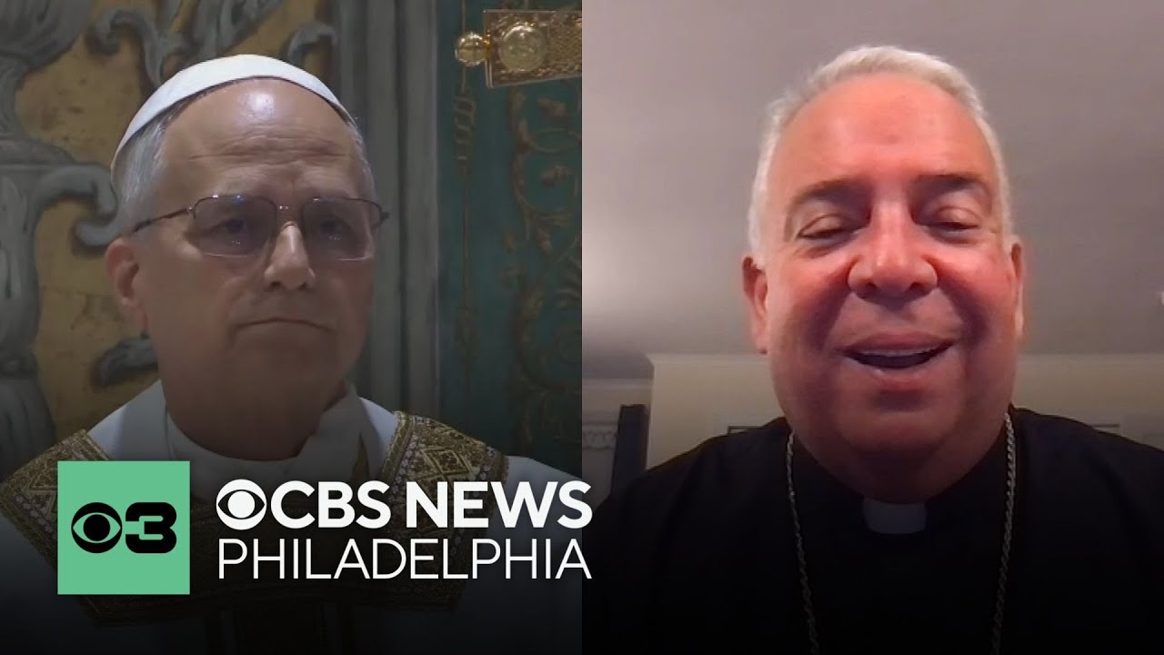 Archbishop of Philadelphia broke the news of Pope Leo XIV's election to a plane full of people