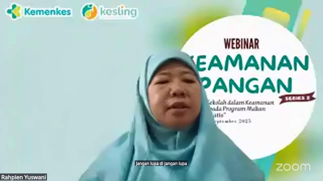 Workshop Peran Sekolah dalam Keamanan Pangan Pada Program Makan Begizi Gratis