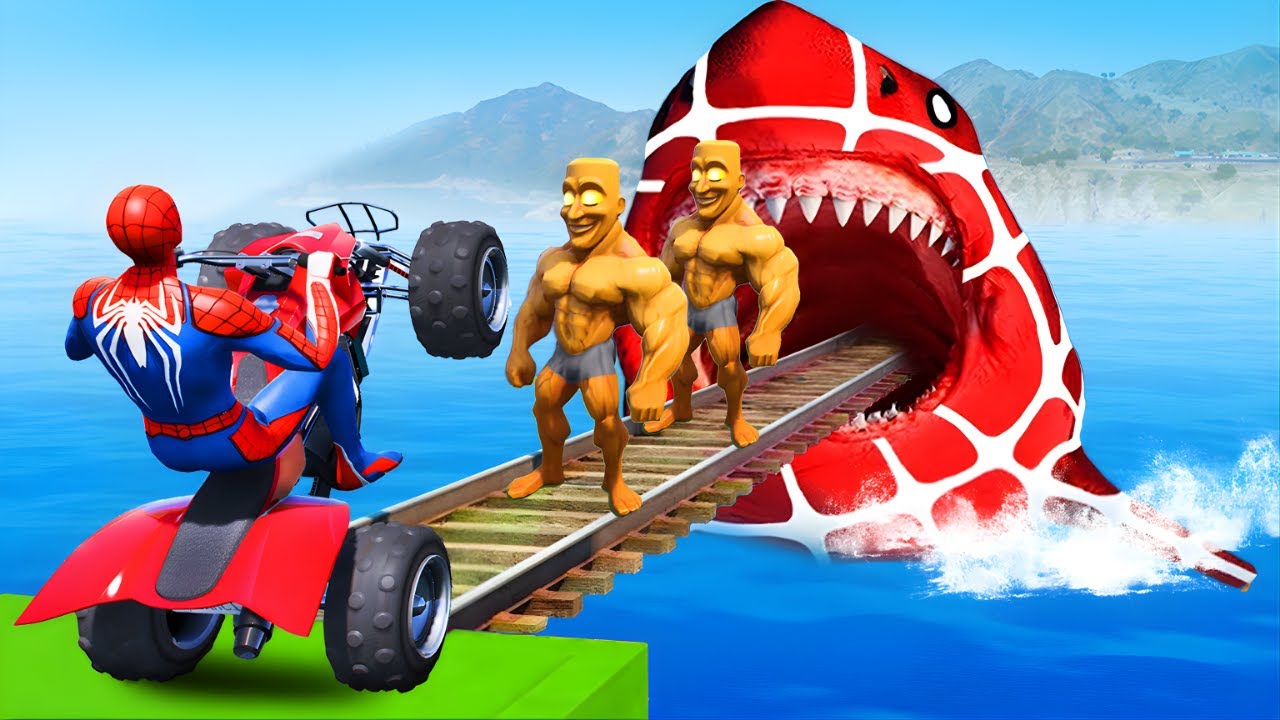 الرجل العنكبوت انقاذ باتRAINBOW SPIDER-MAN Rescue Brainrot vs superhero funny Game GTA 5 superheroes
