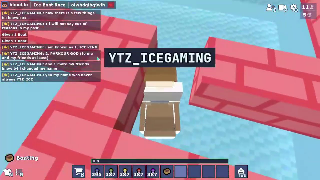 What i'm known for/as in Bloxd.io :D