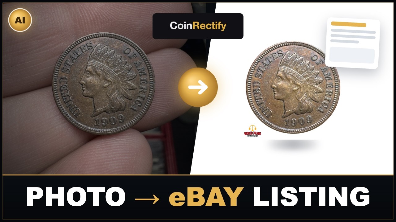 How I List Coins on eBay in Minutes with AI (CoinRectify)