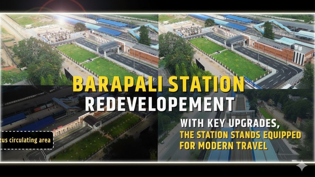 BARPALI RAILWAY STATION REDEVELOPMENT ODISHA | INDIAN RAILWAY STATION REDEVELOPMENT UPDATE | 