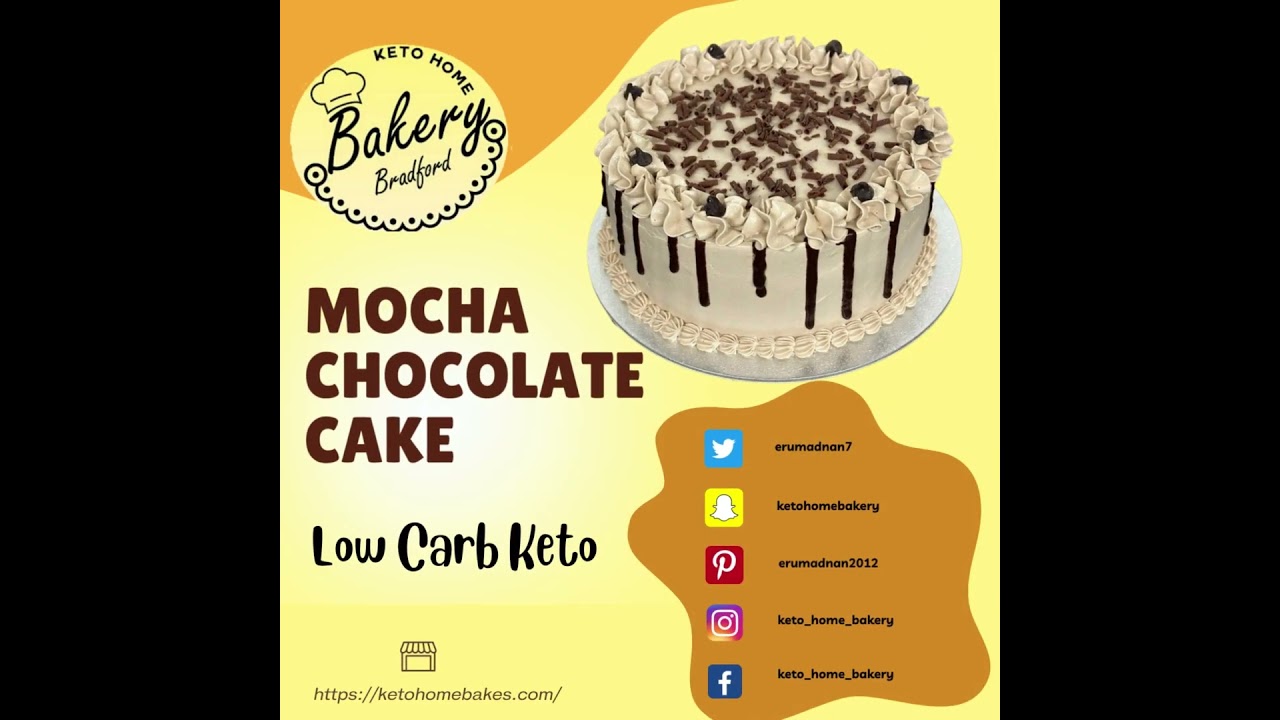 Keto / Low Carb Chocolate Mocha Cake