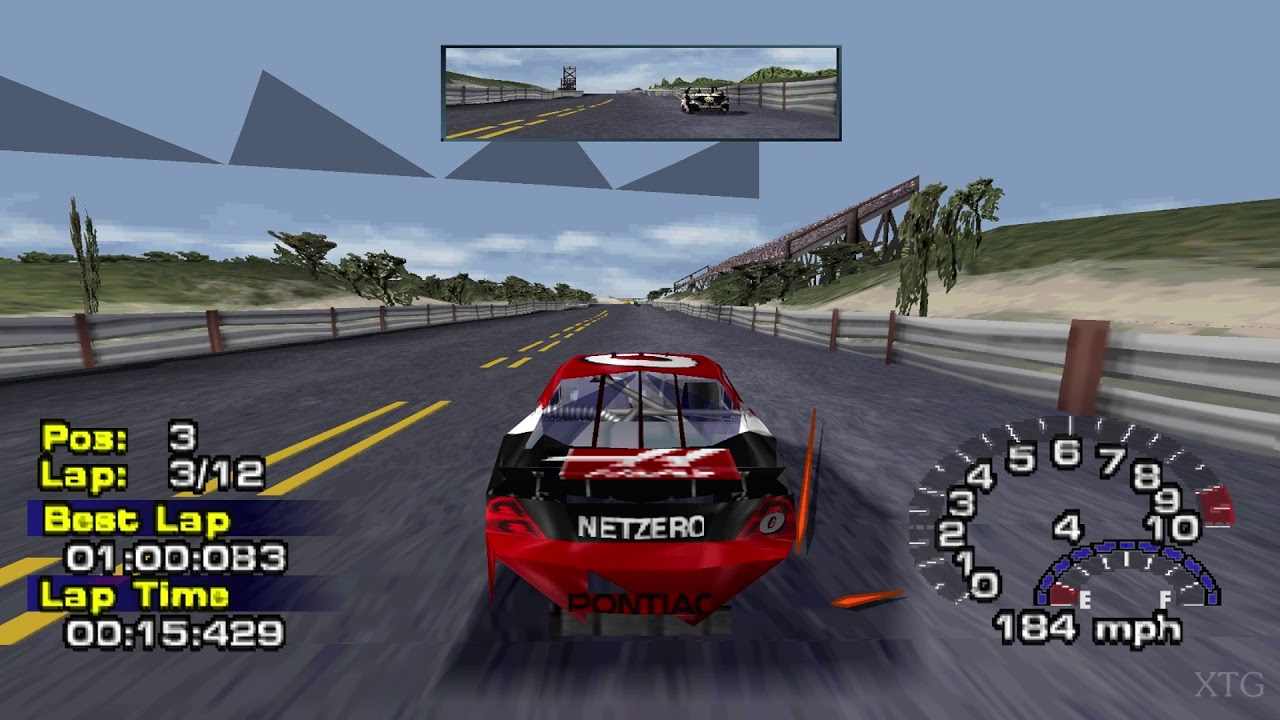 NASCAR Thunder 2004 PS1 Gameplay HD (ePSXe)