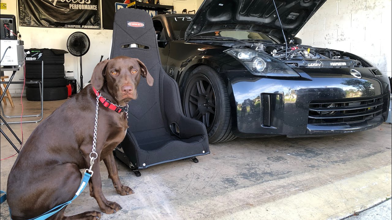 VQ37VHR 350z gets a Kirkey Racing Seat