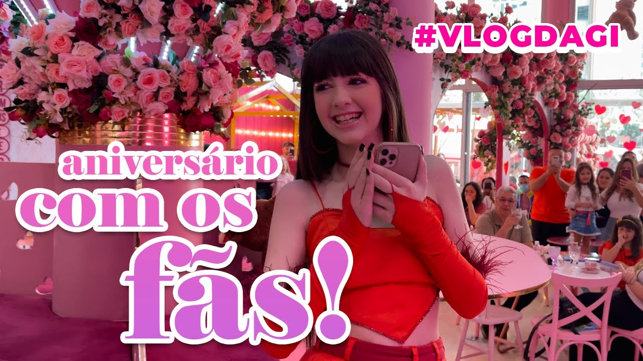 GIOVANNA ALPARONE COMEMORA O SEU ANIVERSÁRIO COM FÃS