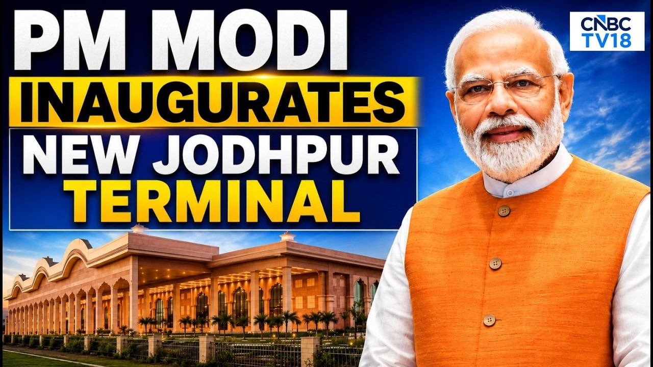 PM Modi Launches Modified UDAN Scheme | Jodhpur Airport | N18V