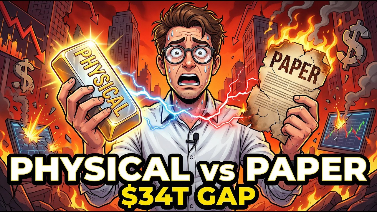 Physical vs Paper: The $34 Trillion Disconnect That Will Destroy Wealth
