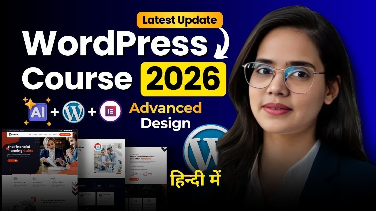 WordPress Course for Beginners 2026 | WordPress Full Course Step-by-Step