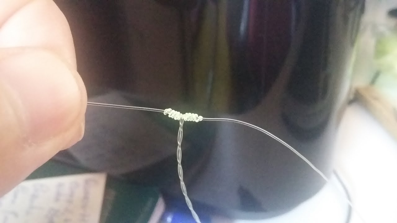 Chicote de Pesca com nó alemão....