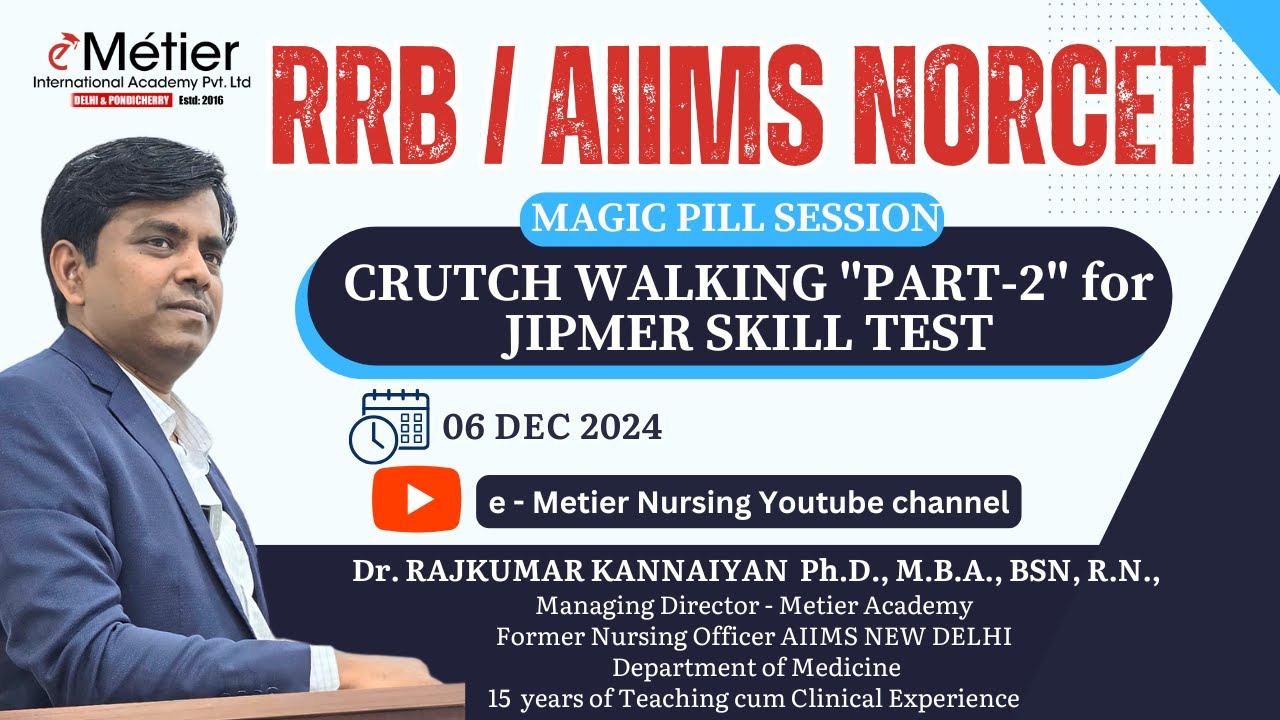 CRUTCH WALKING 