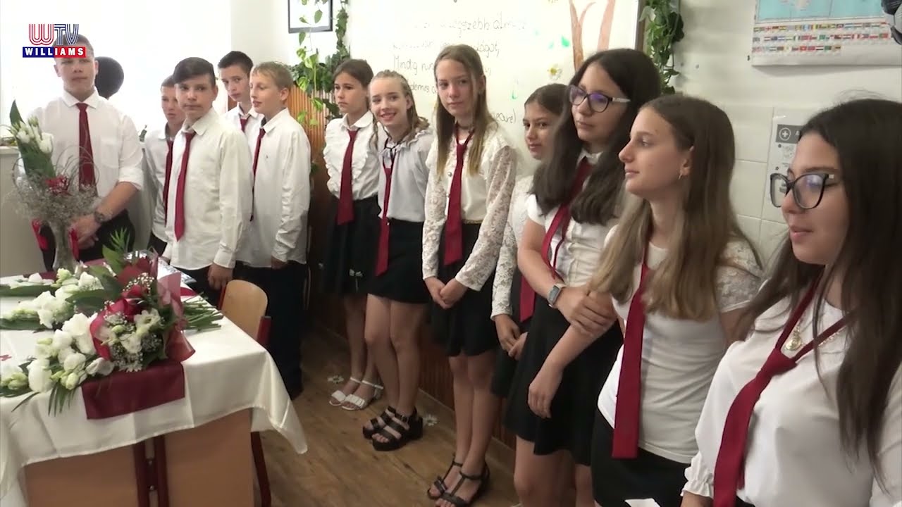 2024 06 28 Williams Híradó Nyolcadikosok ballagása Ócsán